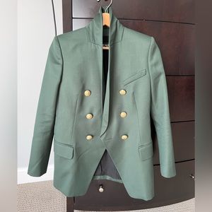 Amazing emerald green Balmain Blazer
